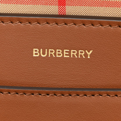 Burberry Smooth Calfskin Triple Stud Small Belt Bag Black Tan 6 of 10