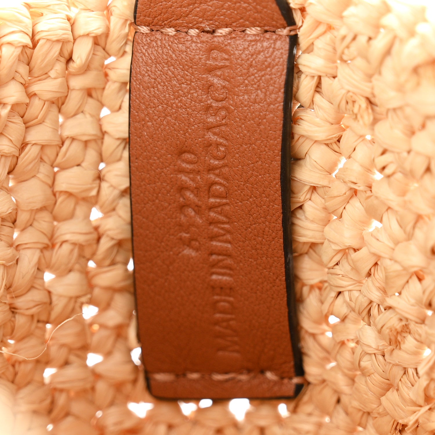 Loewe Raffia Mini Slit Tote Bag Natural Tan 1909720 – FASHIONPHILE