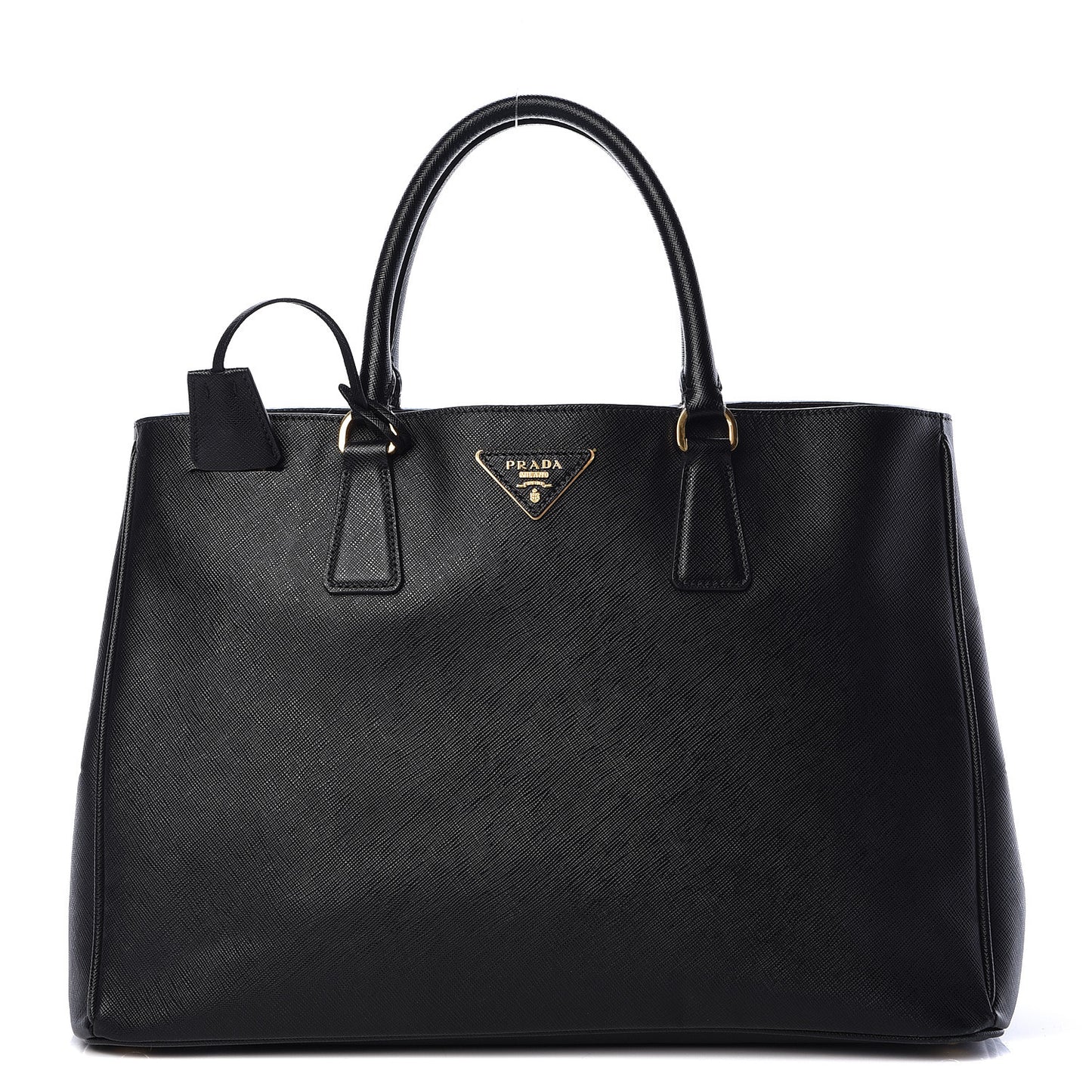 Saffiano Lux Large Tote Black