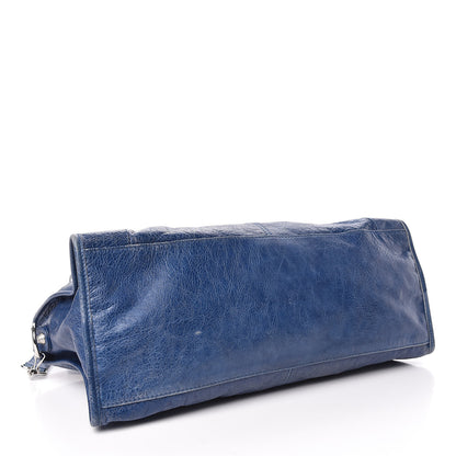 Balenciaga Agneau Giant 12 Silver Hardware Part Time Bleu Cobalt Bleu Electric 4 of 18