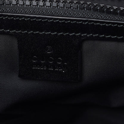 Gucci Canvas Floral Snake Double Buckle Backpack Green 8 of 9