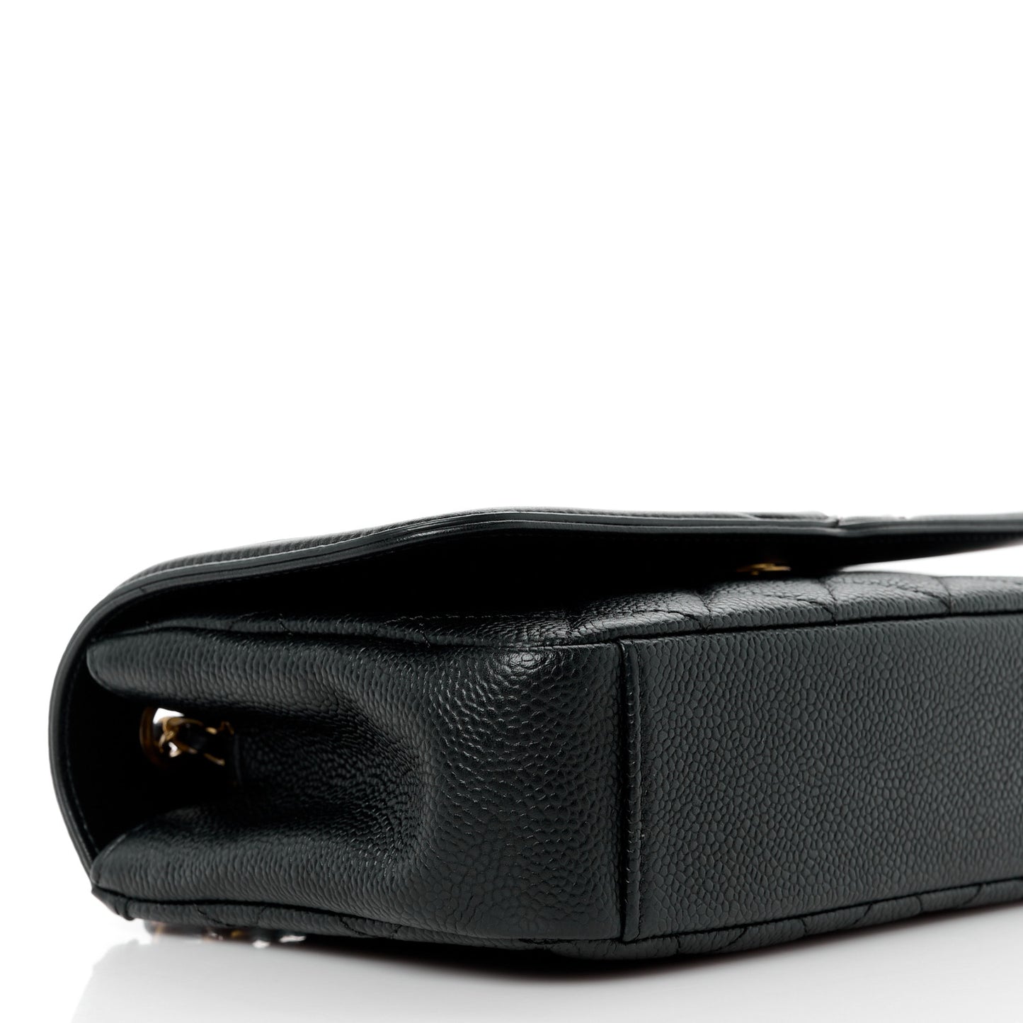Caviar Quilted Small CC Filigree Flap Black