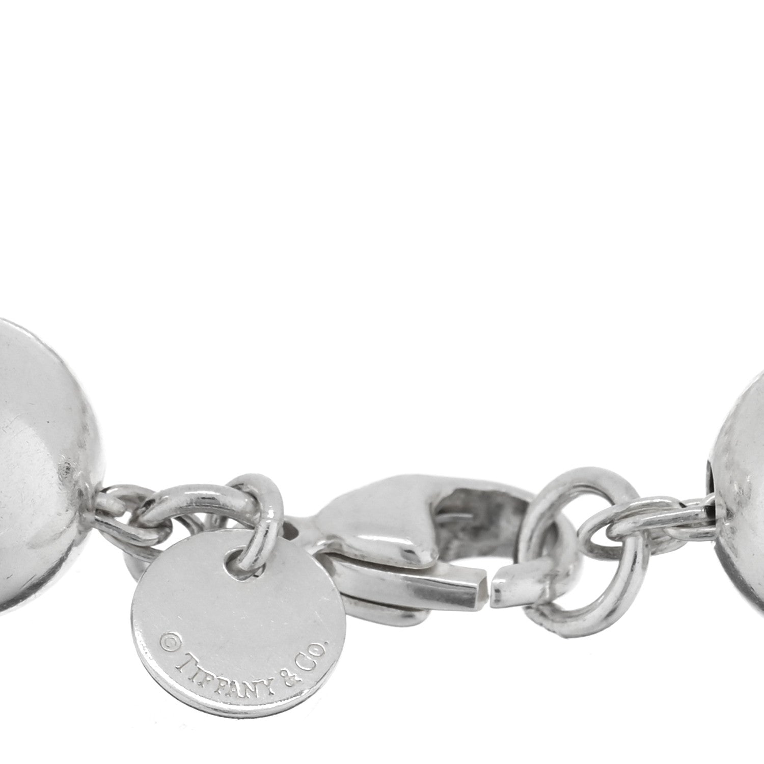 Tiffany Sterling Silver 10mm HardWear Ball Bracelet 3 of 3