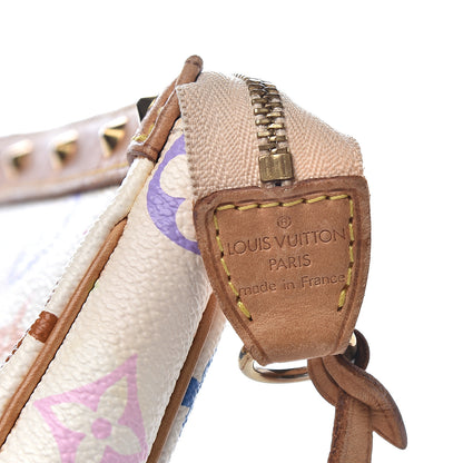 Louis Vuitton Monogram Multicolor Pochette Accessories White 5 of 9