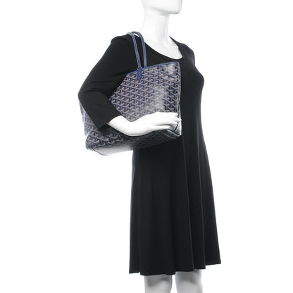 Goyard Goyardine Artois PM Navy 2 of 12