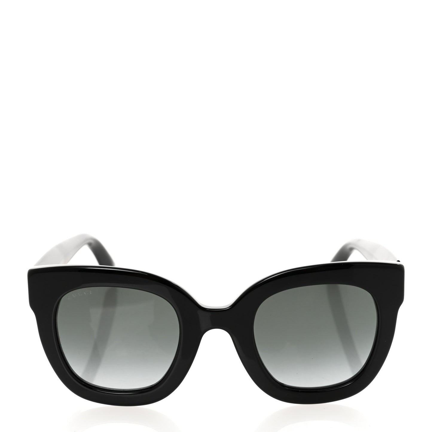 Acetate Crystal Star Round Frame Sunglasses GG0208S Black