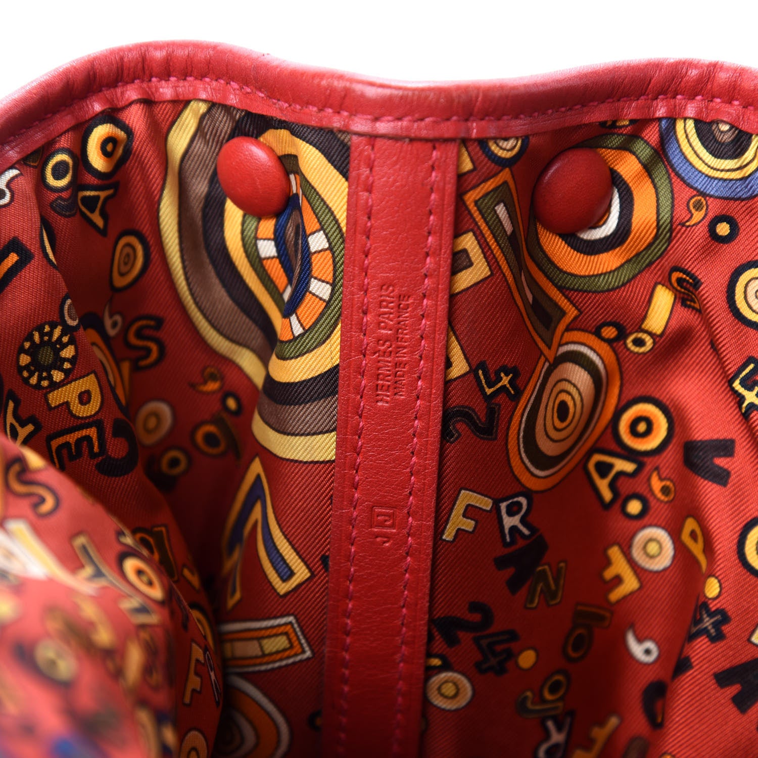 Hermes Swift Tohu Bohu Garden Party 30 TPM Rouge Vif 16 of 17