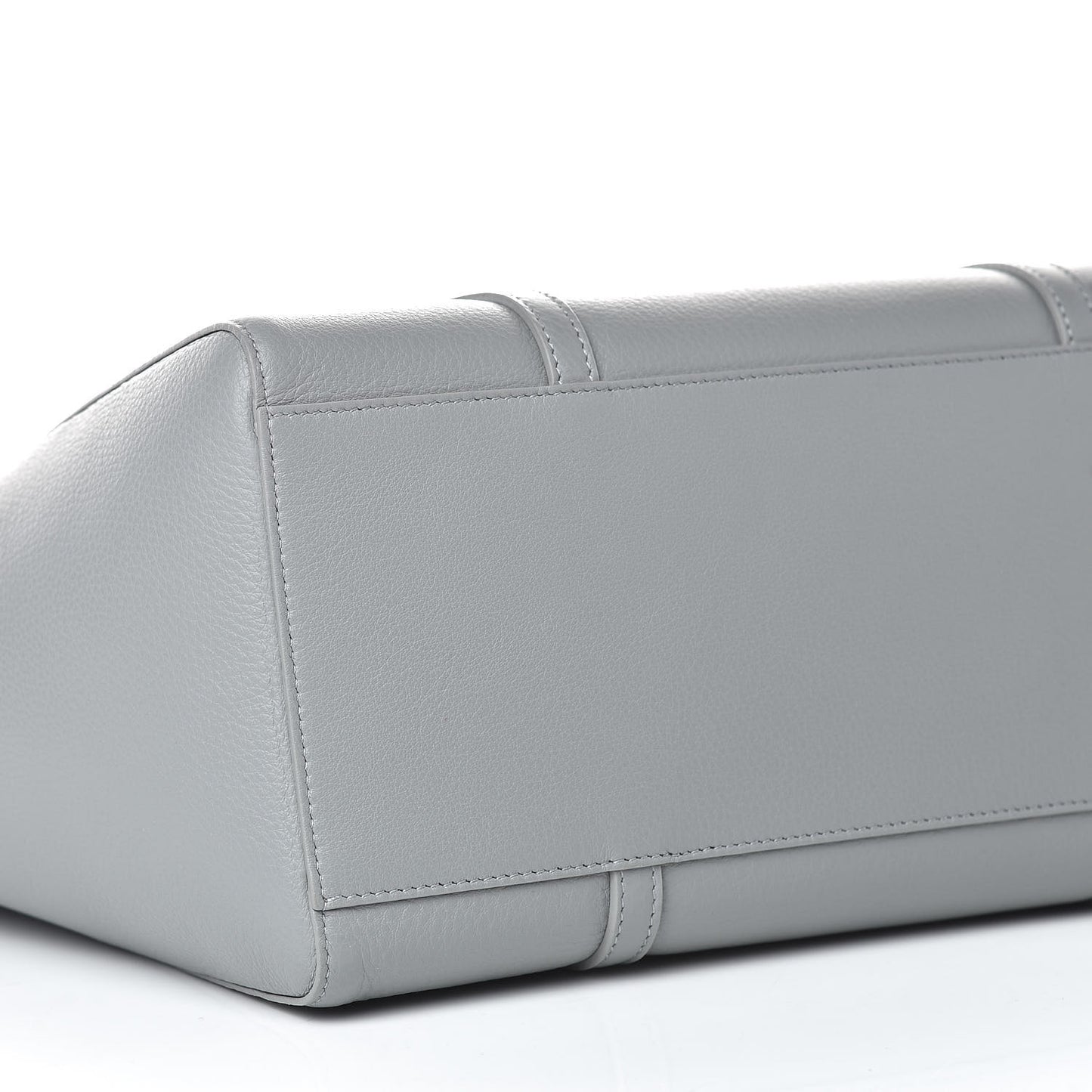 Smooth Calfskin Logo Double Sided Small Everyday Tote Balenciaga Grey Black