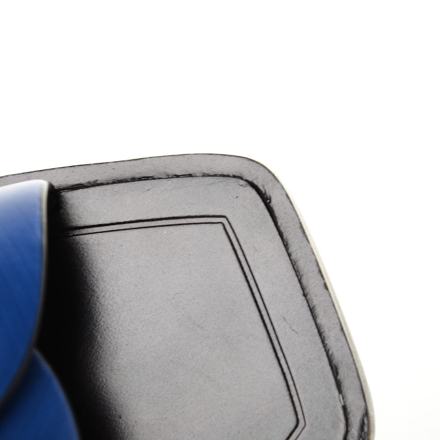 Calfskin Nu Pied 05 Slide Sandals 37 Blue Majorelle