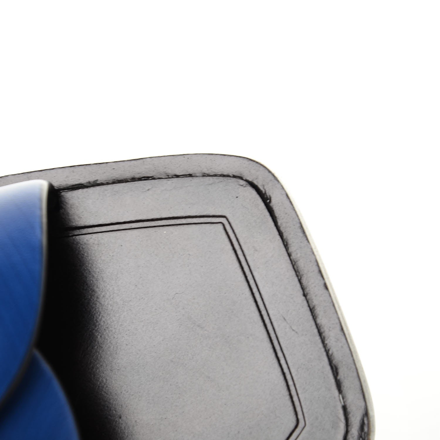 Saint Laurent Calfskin Nu Pied 05 Slide Sandals 37 Blue Majorelle 9 of 10
