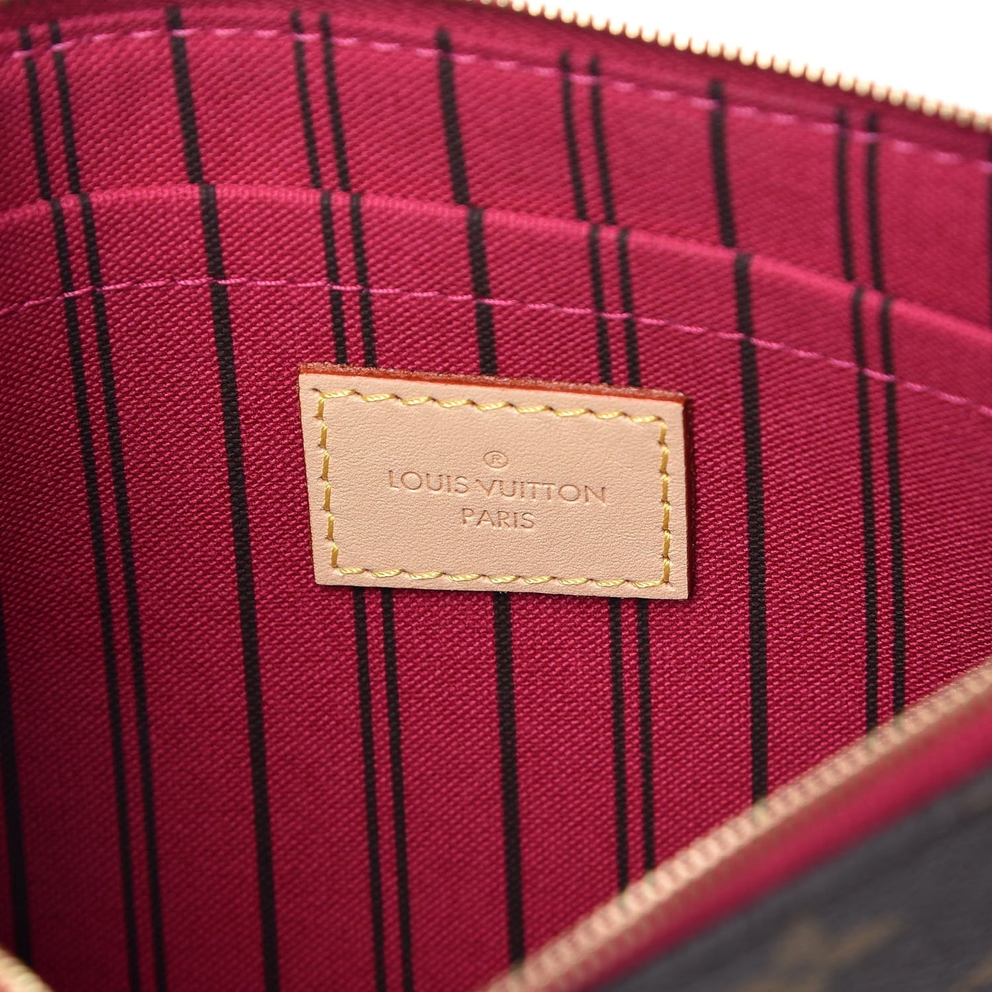 Monogram Neverfull MM GM Pochette Pivoine
