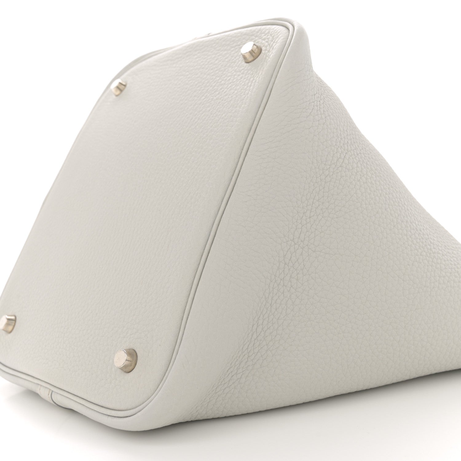 Hermes Taurillon Clemence Picotin 22 MM Gris Perle 10 of 10