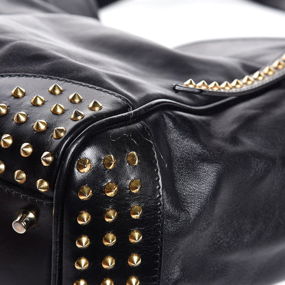Burberry Lambskin Bridle Studs Small Canterbury Tote Black 12 of 14