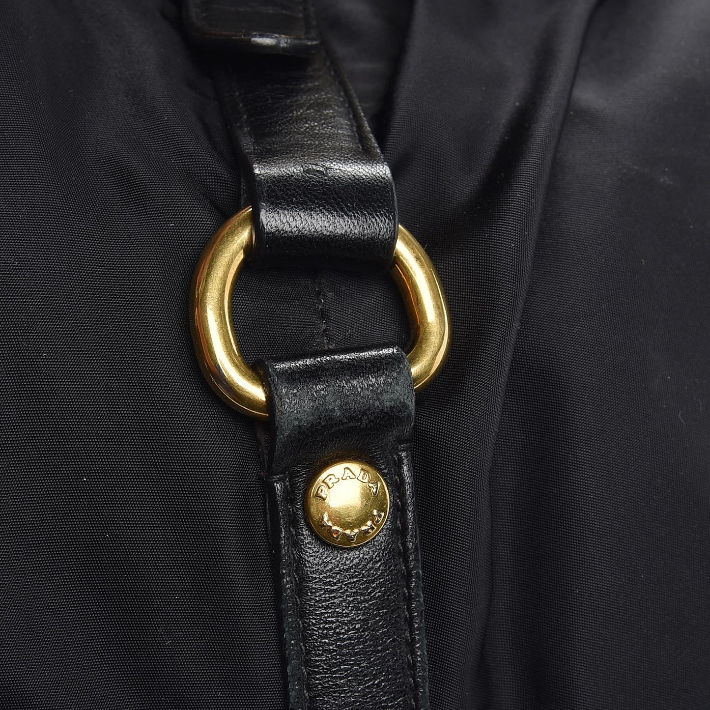 Tessuto Nylon Jacquard Logo Tote Nero Black