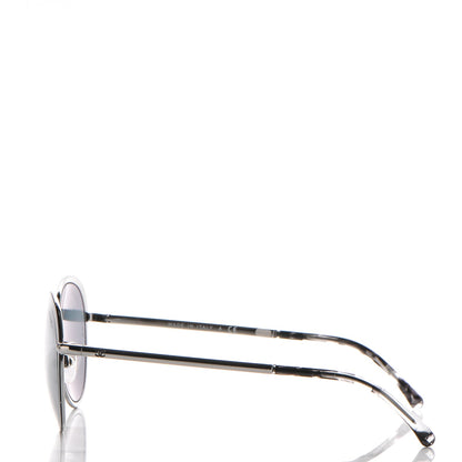 Chanel Round Spring Sunglasses 4206 Black Silver 2 of 7