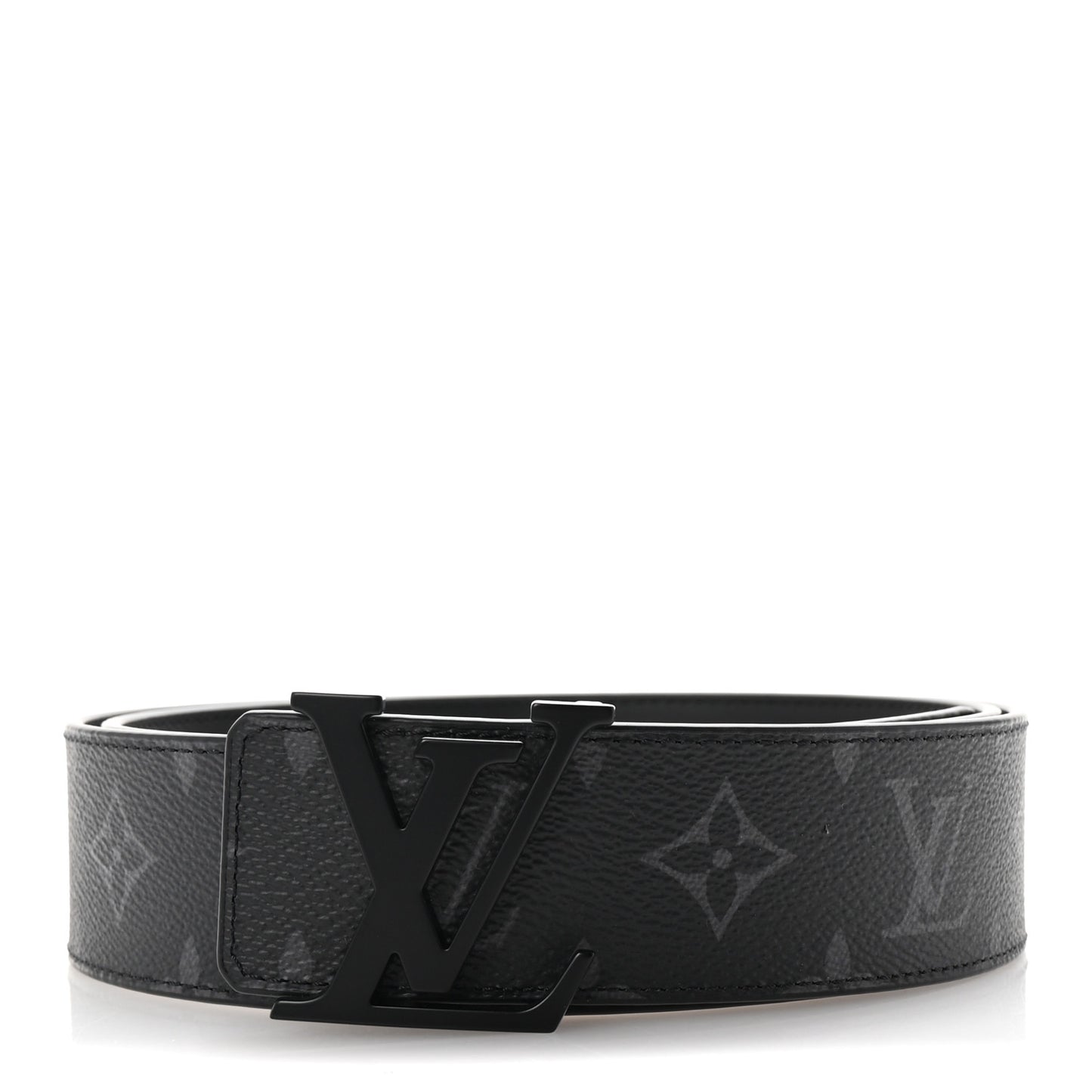 Monogram Eclipse Taigarama 40mm LV Initiales Reversible Belt 95 38 Black