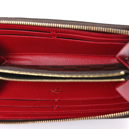 Louis Vuitton Damier Ebene Clemence Wallet Cherry 5 of 8