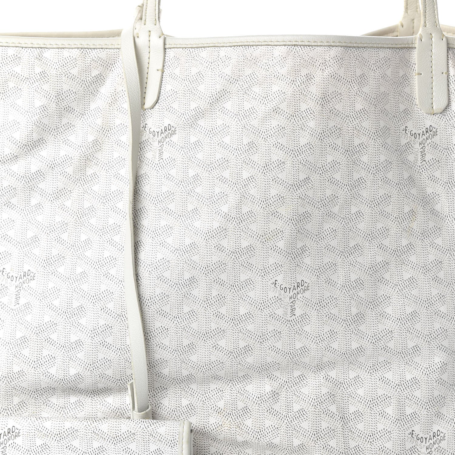 Goyard Goyardine Saint Louis GM White 8 of 10
