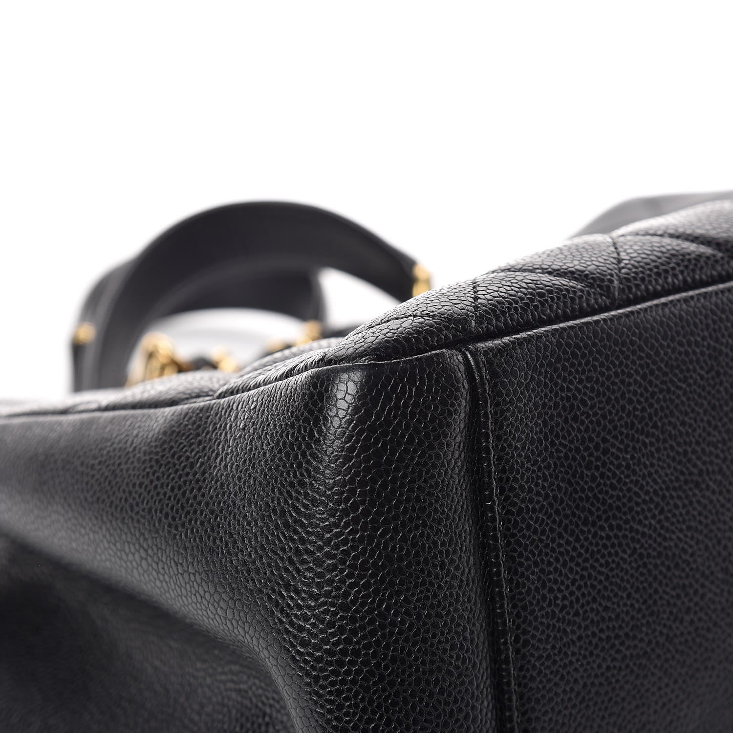 Chanel Caviar Quilted Grand Shopping Tote GST Black 8 of 14