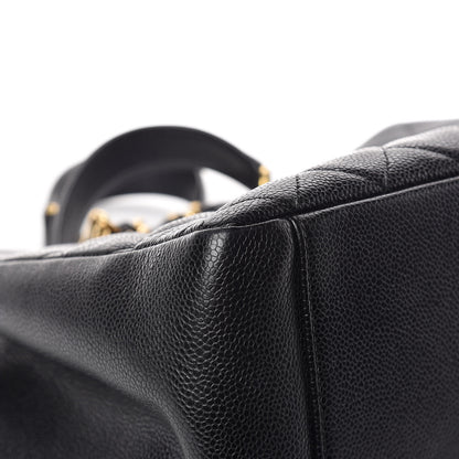 Chanel Caviar Quilted Grand Shopping Tote GST Black 8 of 14