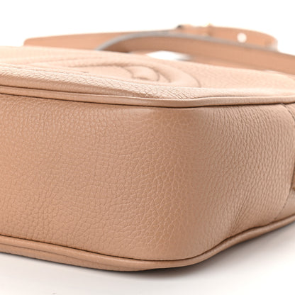 Gucci Pebbled Calfskin Small Soho Disco Bag Camelia 9 of 9