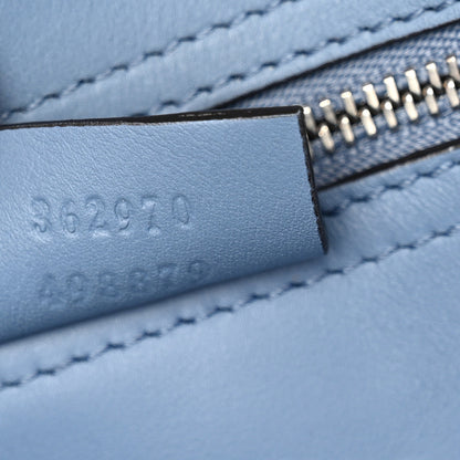 Gucci Snakeskin Medium Jackie Top Handle Bag Aquamarine 7 of 11