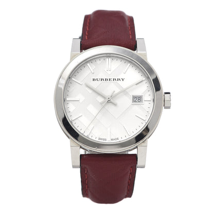 Burberry Stainless Steel Calfskin 34mm The City Quartz Watch BU9152 1 of 9