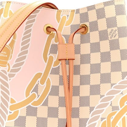 Louis Vuitton Damier Azur Nautical Neonoe MM 9 of 13