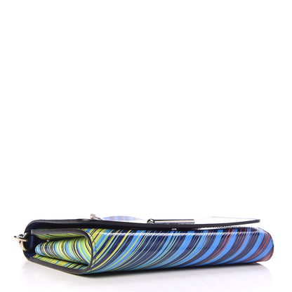 Louis Vuitton Epi Tropical Printed Twist Chain Wallet Vert Rouge 4 of 11
