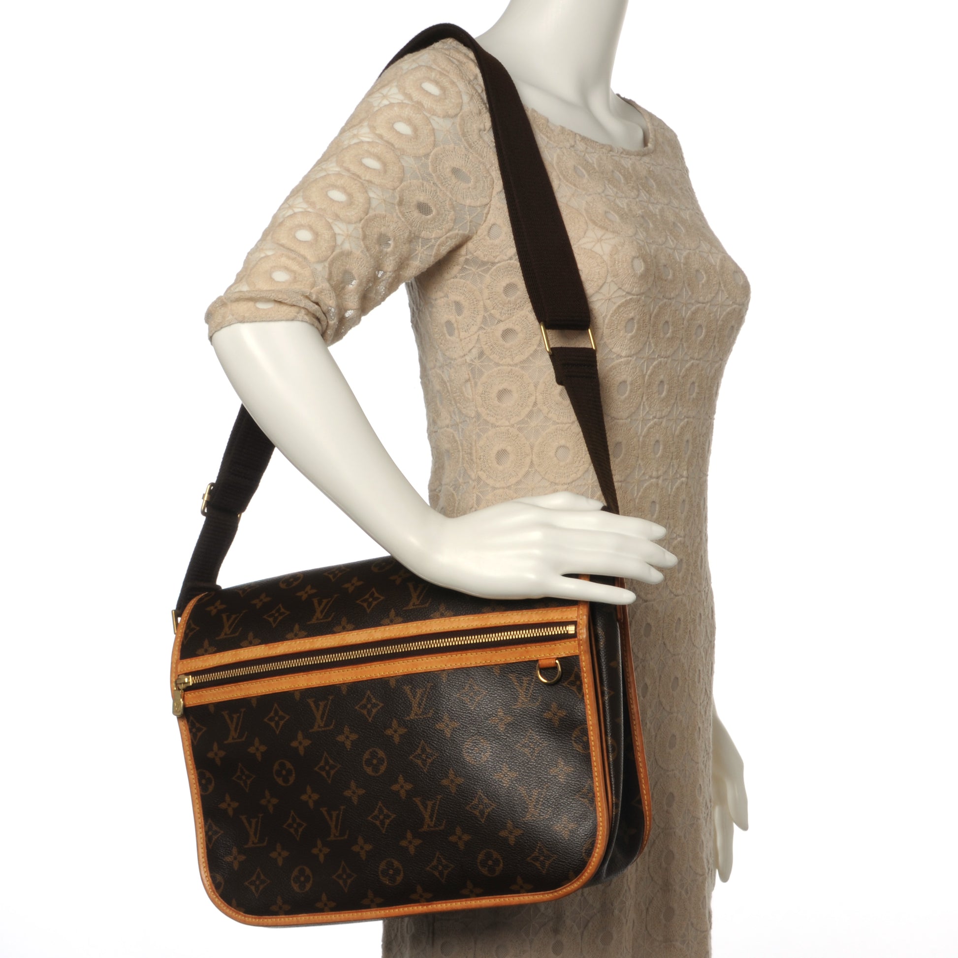 Louis Vuitton Monogram Bosphore GM Messenger Bag 2 of 8