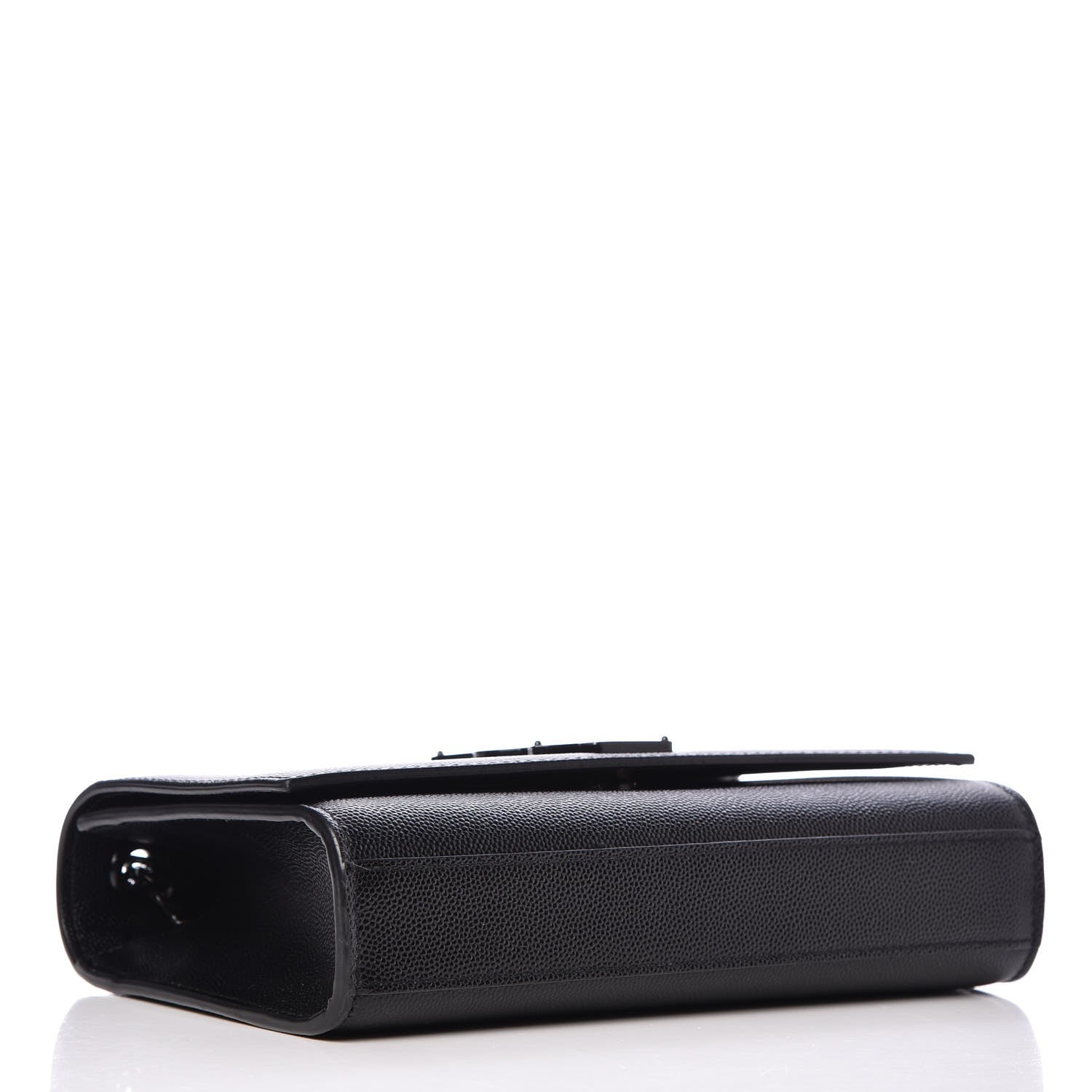 Saint Laurent Grain De Poudre Small Monogram Kate Satchel Black 4 of 6