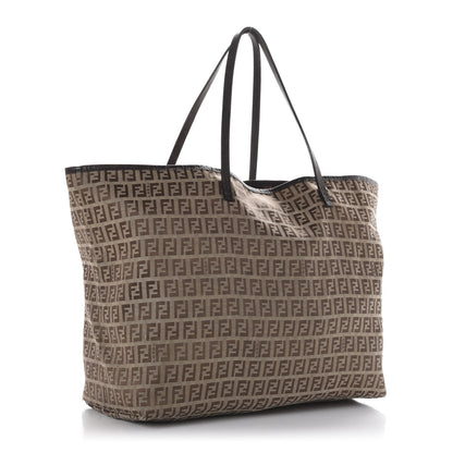 Fendi Zucchino Tote Brown 3 of 13