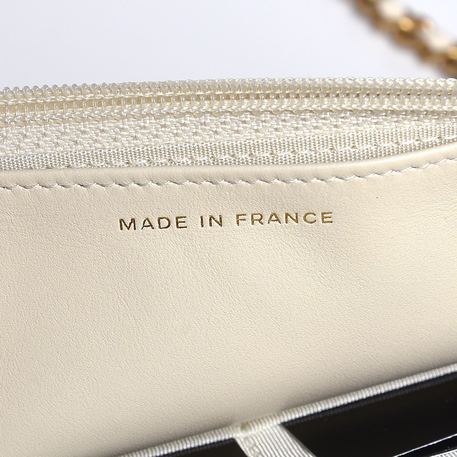 Chanel Caviar Quilted Boy Wallet On Chain WOC White 7 of 9