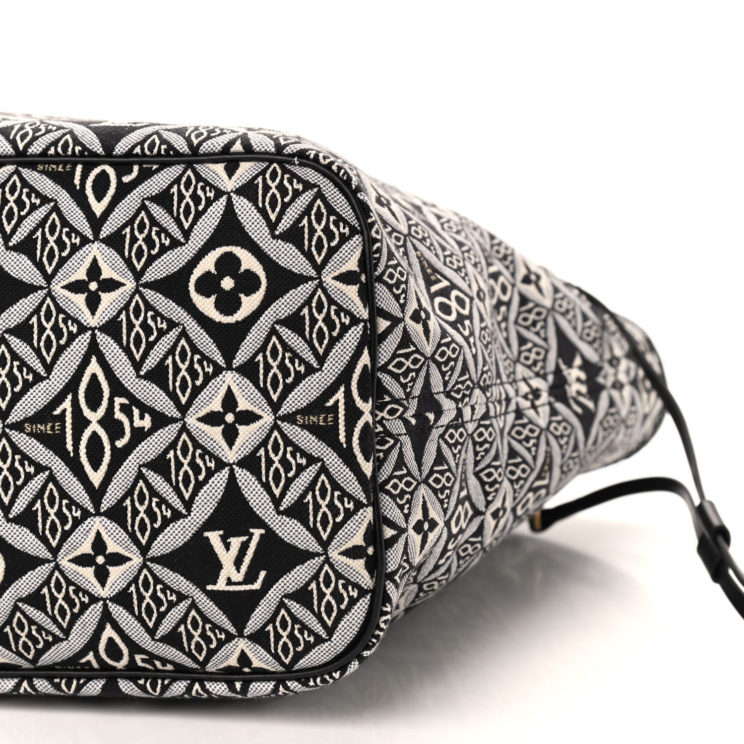 Louis Vuitton Jacquard Since 1854 Neverfull MM Grey 9 of 9