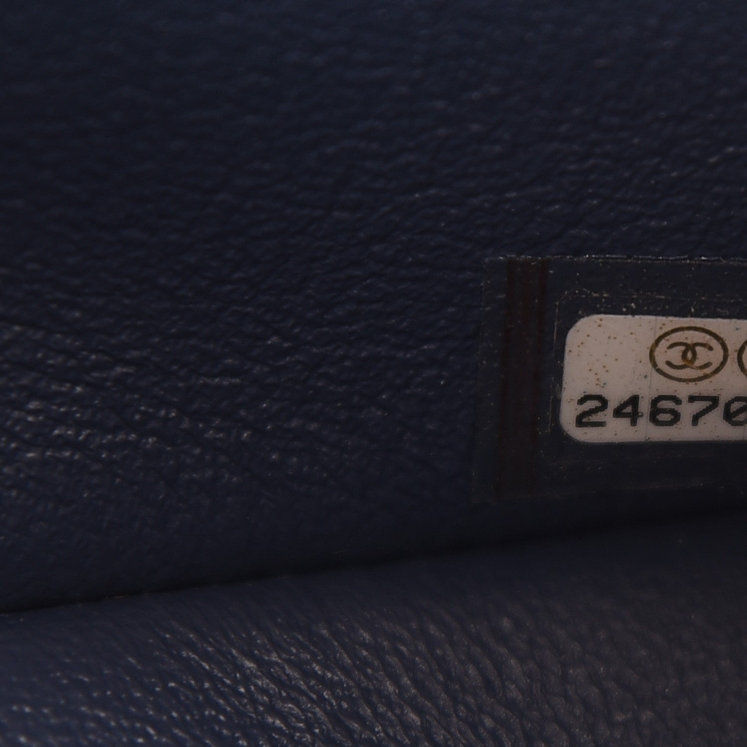 Chanel Caviar Quilted Mini Rectangular Flap Navy 7 of 7