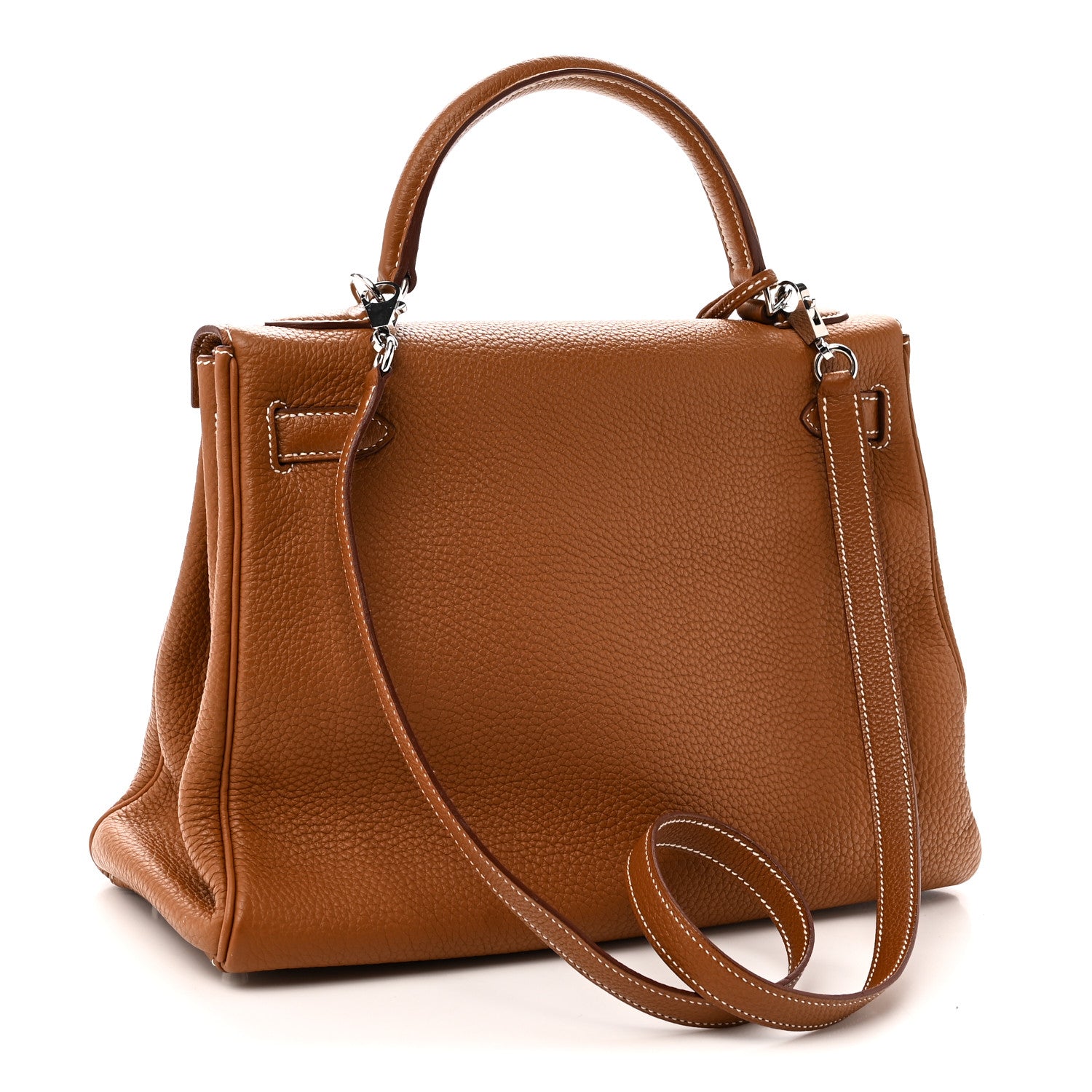 Hermes Togo Kelly Retourne 32 Gold 3 of 10