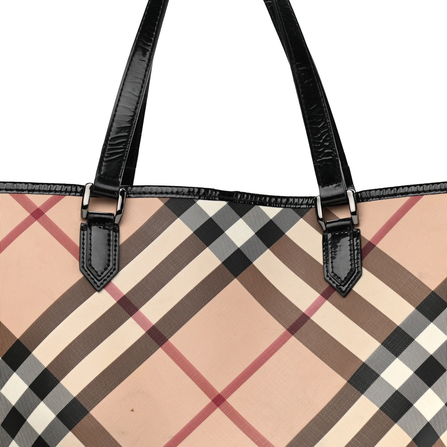 Nova Check Large Nickie Tote Black