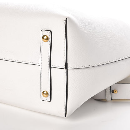 Burberry Soft Grain Calfskin Medium Belt Bag Chalk White 6 of 9