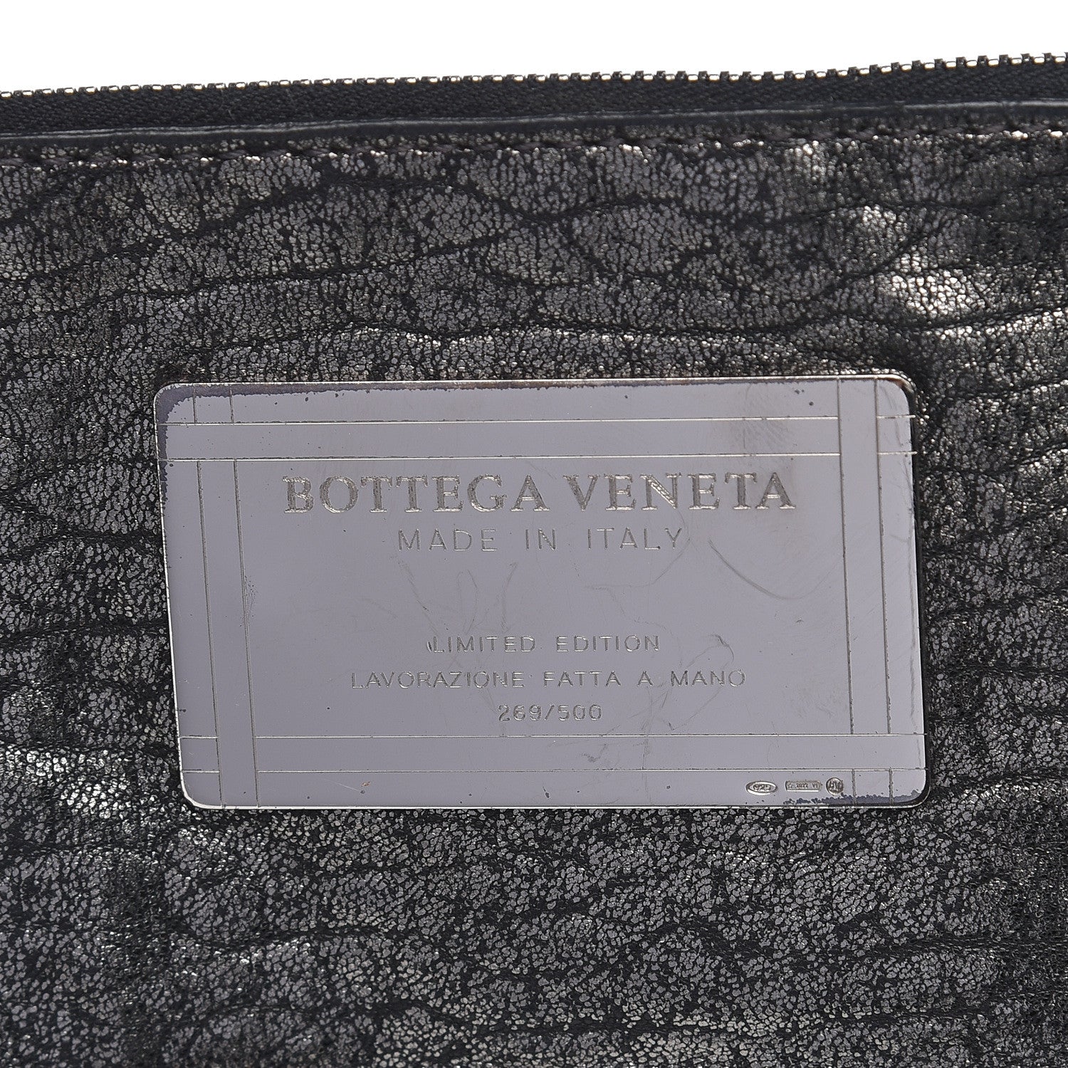 Bottega Veneta Metallic Nappa Intrecciato Medium Moon Cabat 10 of 11