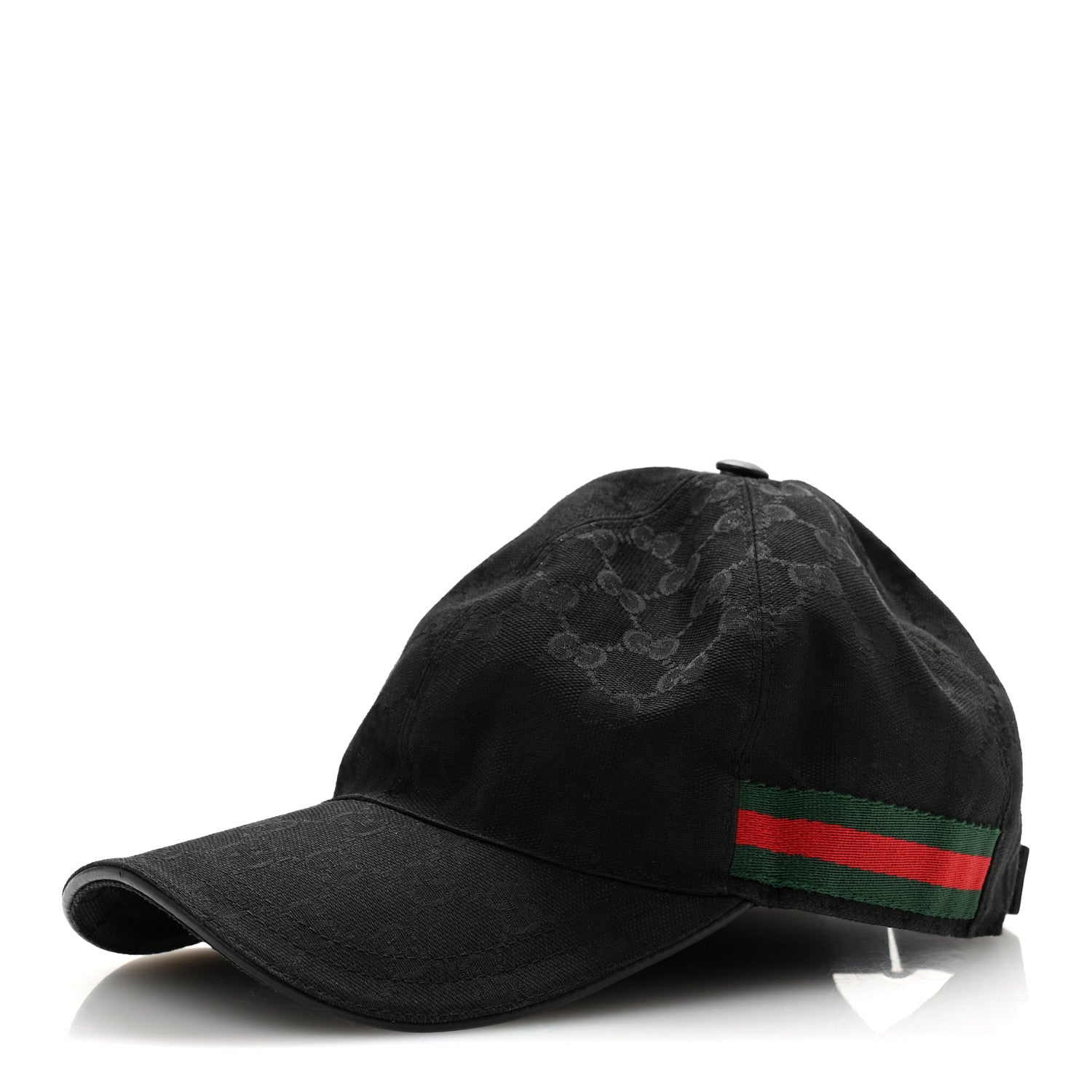 Gucci Monogram Web Baseball Hat M Black 1 of 9