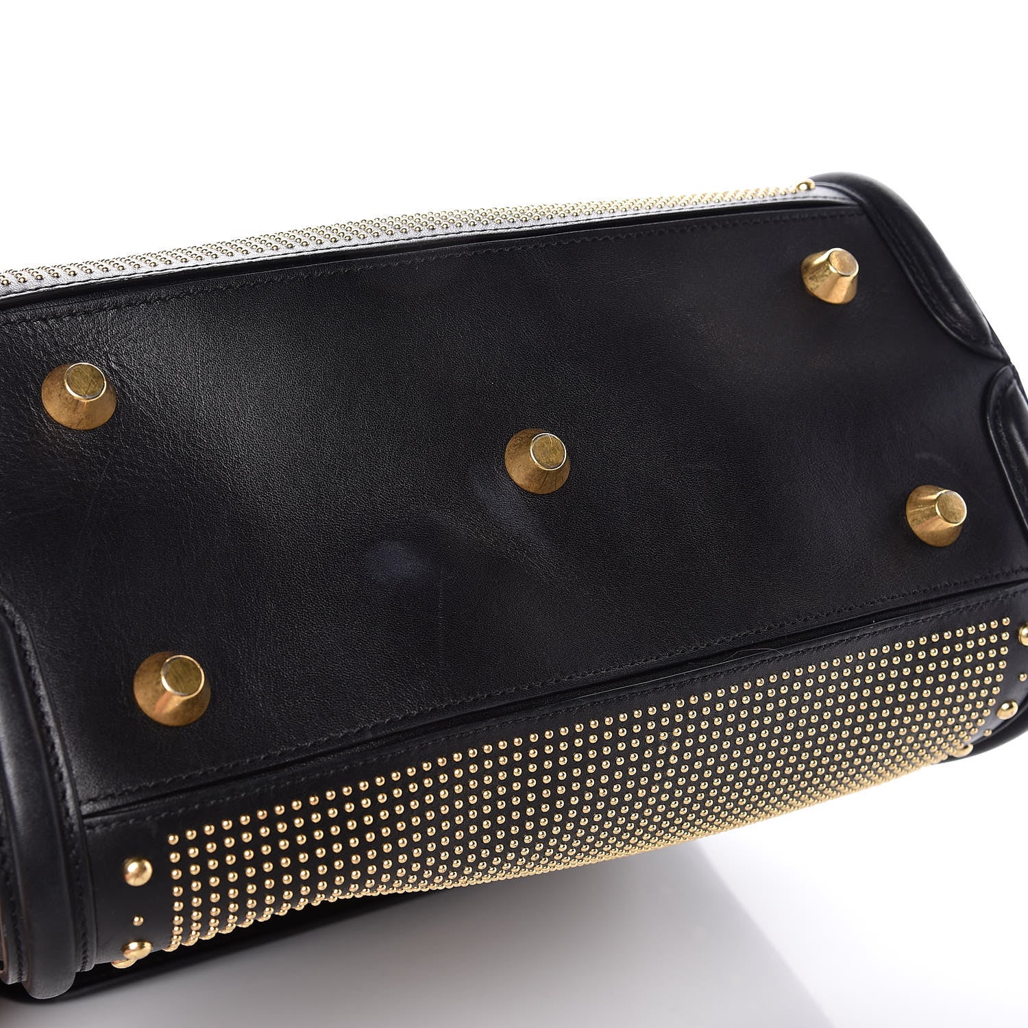 Alexander McQueen Calfskin Studded Large Heroine Black 18 of 24