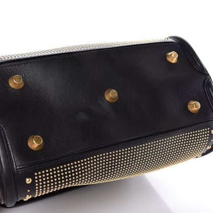 Alexander McQueen Calfskin Studded Large Heroine Black 18 of 24