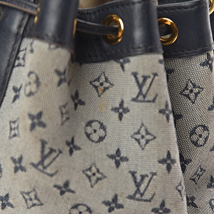 Louis Vuitton Mini Monogram Noelie Blue 26 of 28