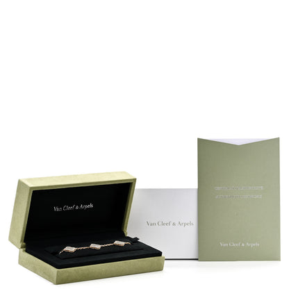 Van Cleef & Arpels 18K Yellow Gold Mother of Pearl 5 Motifs Vintage Alhambra Bracelet 5 of 5