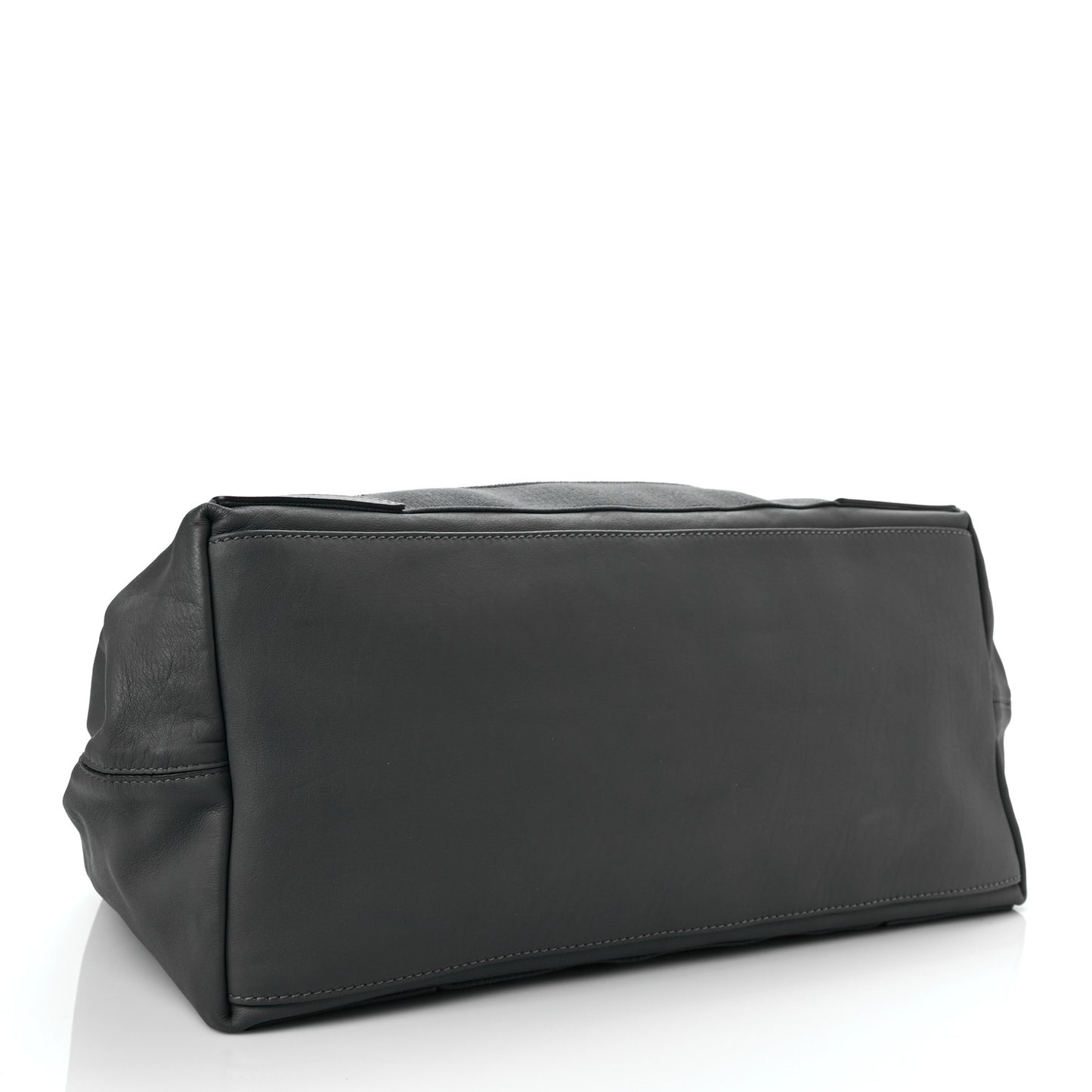 Calfskin Cabas M Shoulder Bag Gris Fossile