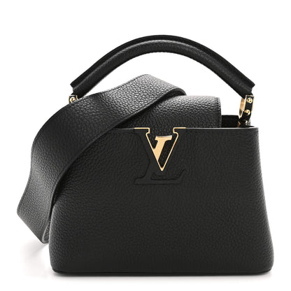 Louis Vuitton Taurillon Mini Capucines Black 1 of 11