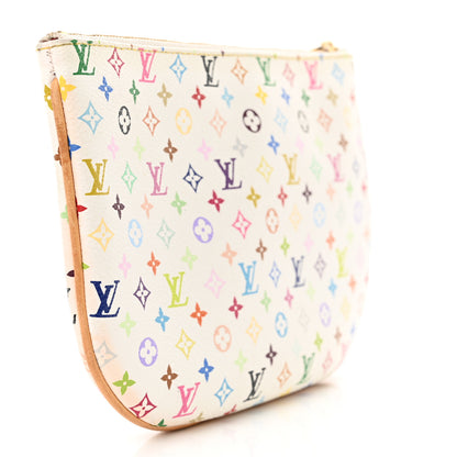 Louis Vuitton Monogram Multicolor Pochette Plate GM White 3 of 11