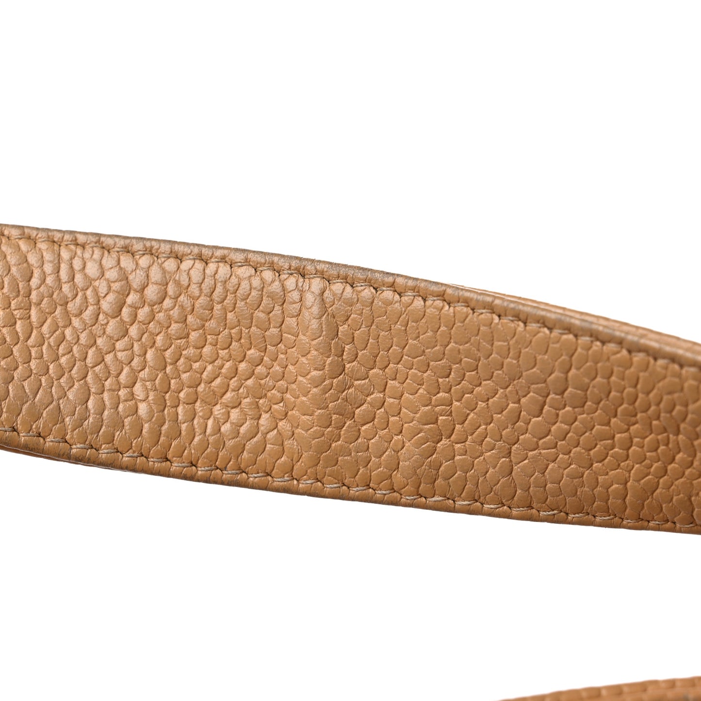 Caviar Quilted Petit Shopping Tote PST Beige