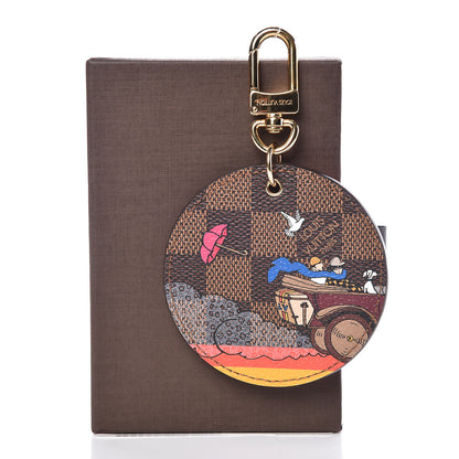 Louis Vuitton Damier Ebene 2015 Christmas Animation Bag Charm Key Ring 4 of 4