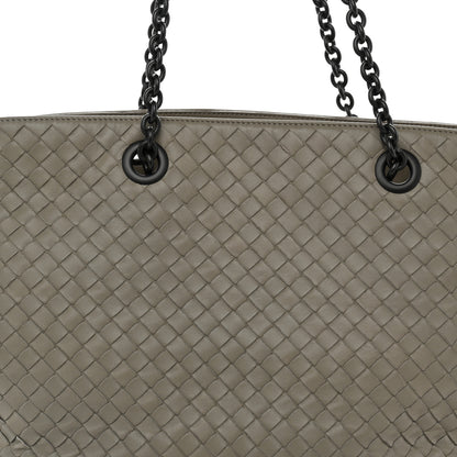 Bottega Veneta Nappa Intrecciato Top Handle Tote Fume 8 of 11